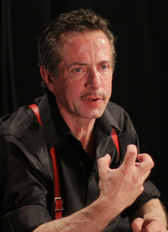 Portrait of author Clive Barker